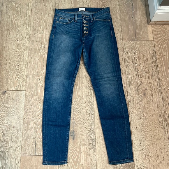 Hudson Button Fly Skinny Jeans - Size 26 - Picture 1 of 7